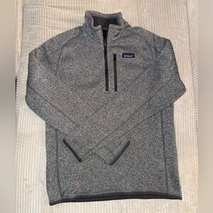 Patagonia Gray Quarter-Zip Fleece